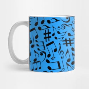 Musical Blues Mug